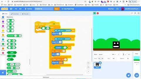 Tutorial for gravity & Jumping| Scratch | A K
