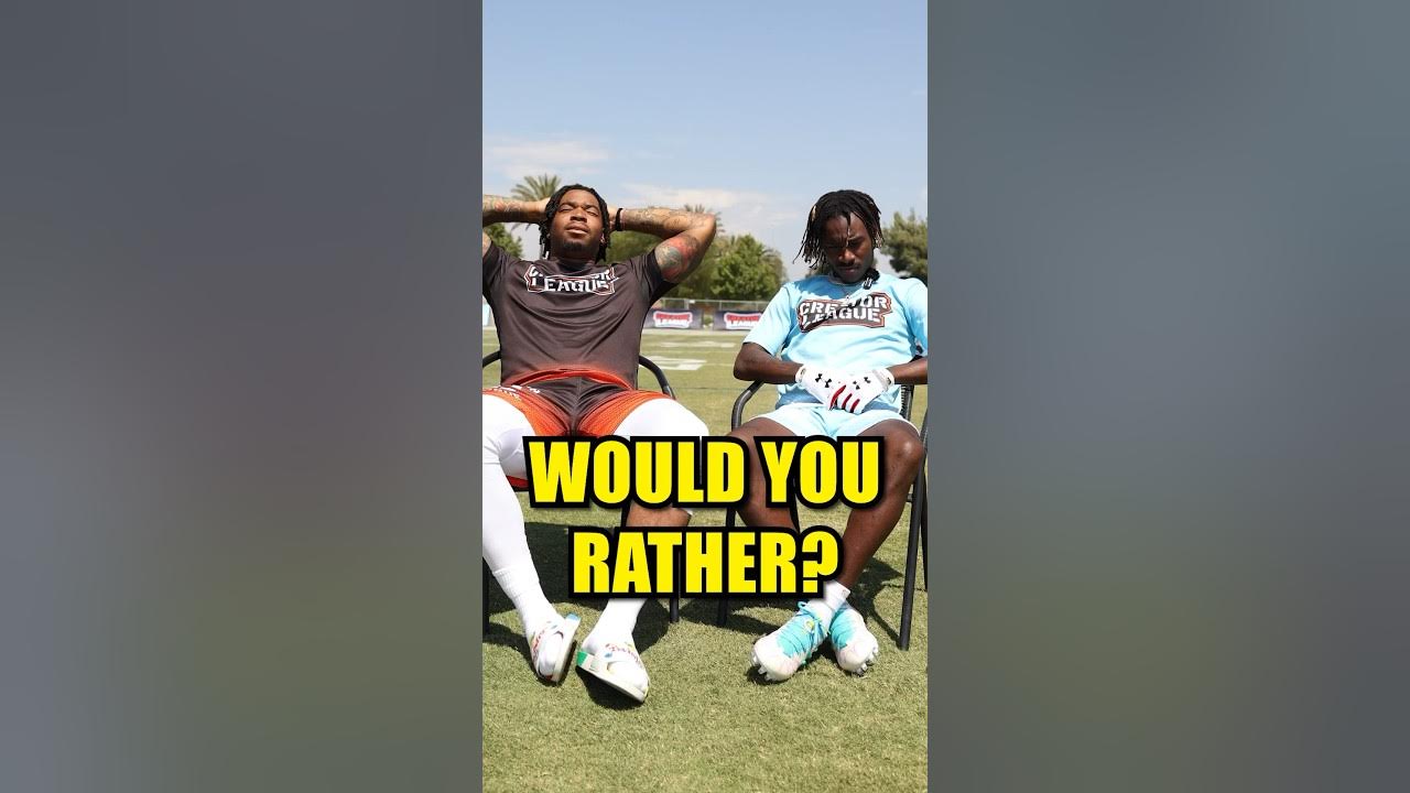 Would You Rather NFL Edition 🏈 shorts YouTube