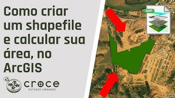 Como criar um shapefile e calcular sua área no ArcGIS