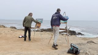 FORMES SIMPLES PEINTURE À L'HUILE en plein air côte californienne