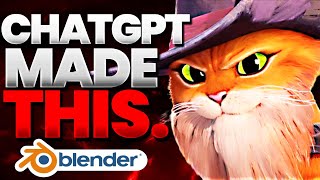 How To Use ChatGPT With BLENDER! - (Blender ChatGPT Tutorial!) screenshot 2