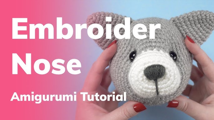 How To Embroider Amigurumi Faces - Critter Crochet