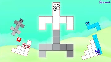 Cleaning for Numberblocks Puzzle Tetris NEW 19 ASMR - Numberblocks Satisfying Video #7