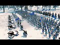 1000 French Soldiers vs 1000 British Soldiers — Winter Clash of Empires