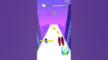 Roof rails🏃gameplay walkthrough all levels #shorts #gameplay #roofrails