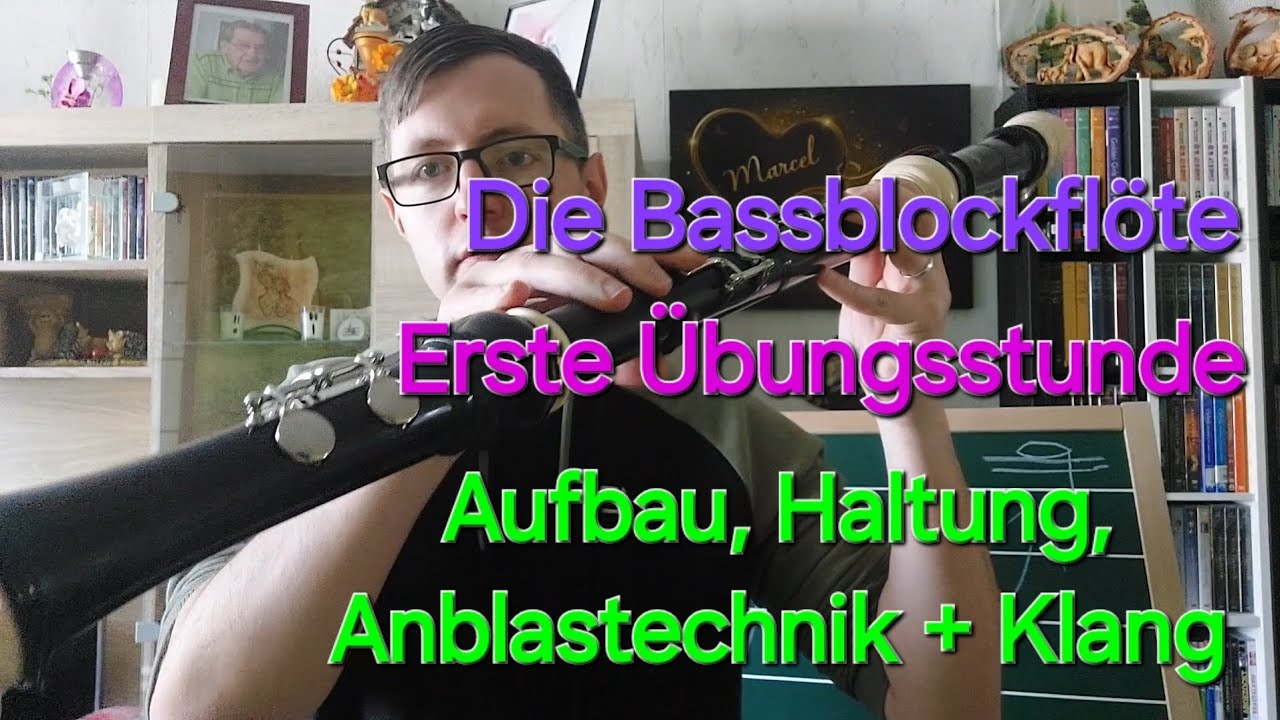 Bassblockflöte + Bassschlüssel | Lernvideo