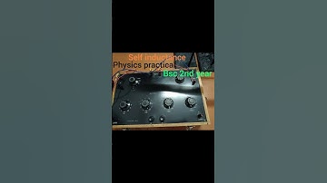 university of allahabad physics practical bsc 2nd year.#self inductance 👍👍