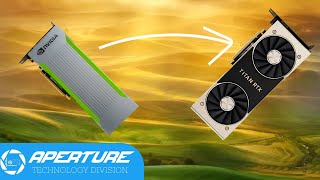 How to turn a Nvidia Tesla T40 into a Titan RTX | Adding hardware support to drivers