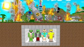 BUNKIER PALIONOWA vs BOMBA ATOMOWA w Minecraft!