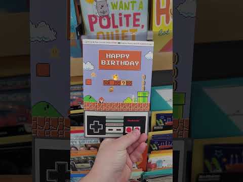 Super Mario Bros. Birthday Card