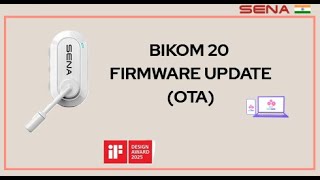 BiKom 20 Firmware Update (OTA)  #cyclingtech #CrystalClearRide #Bikom20