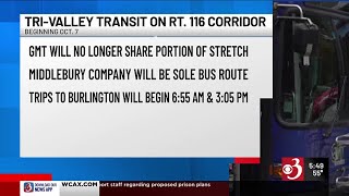 Green Mountain Transit route changes begin