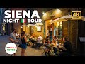 Siena italy evening walk in beautiful 4k 60fps with captions