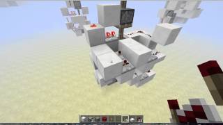 Minecraft 1.5.2 | Small Vertical Quadruple Piston Extender! [3x5x7] [Tutorial]