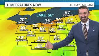Cleveland weather forecast: Possible record-breaking heat on Tuesday