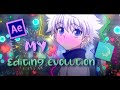 My editing evolution am to ae 20192020