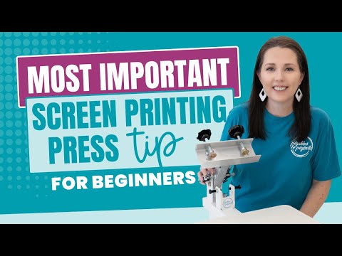 Maximize Your Screen Printing Press: Important Tip For Beginners!