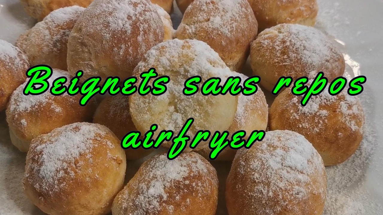 🍩🔥Beignets sans repos airfryer. Goûter express et gourmand !