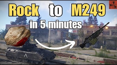 Rock to M249 in 5 minutes - Rust Console