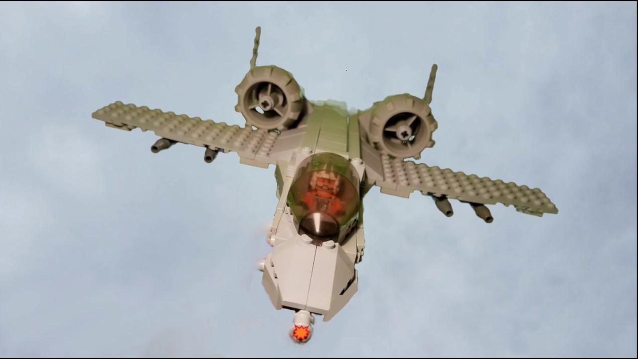 Lego A10 Warthog (and zombies comic) - YouTube
