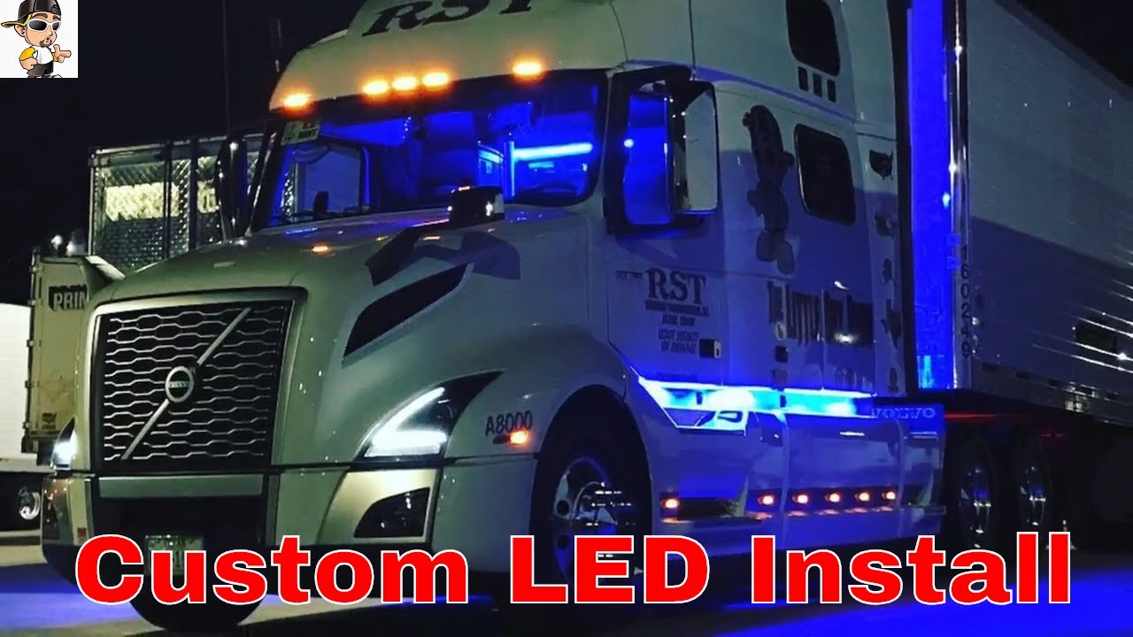 Custom Led Install On My Volvo Vnl 860