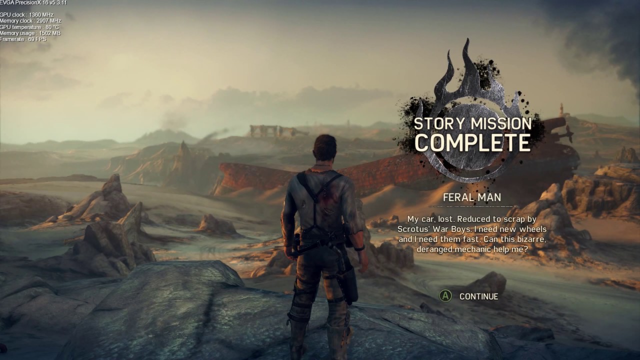 MAD MAX 2015 : 1080P MAX SETTINGS 60FPS GTX 965M G751JL BENCHMARK