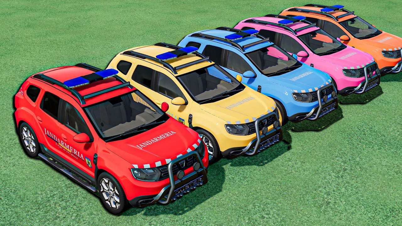 TRANSPORTING ALL POLICE SUV DACIA DUSTER WOW ! FS22