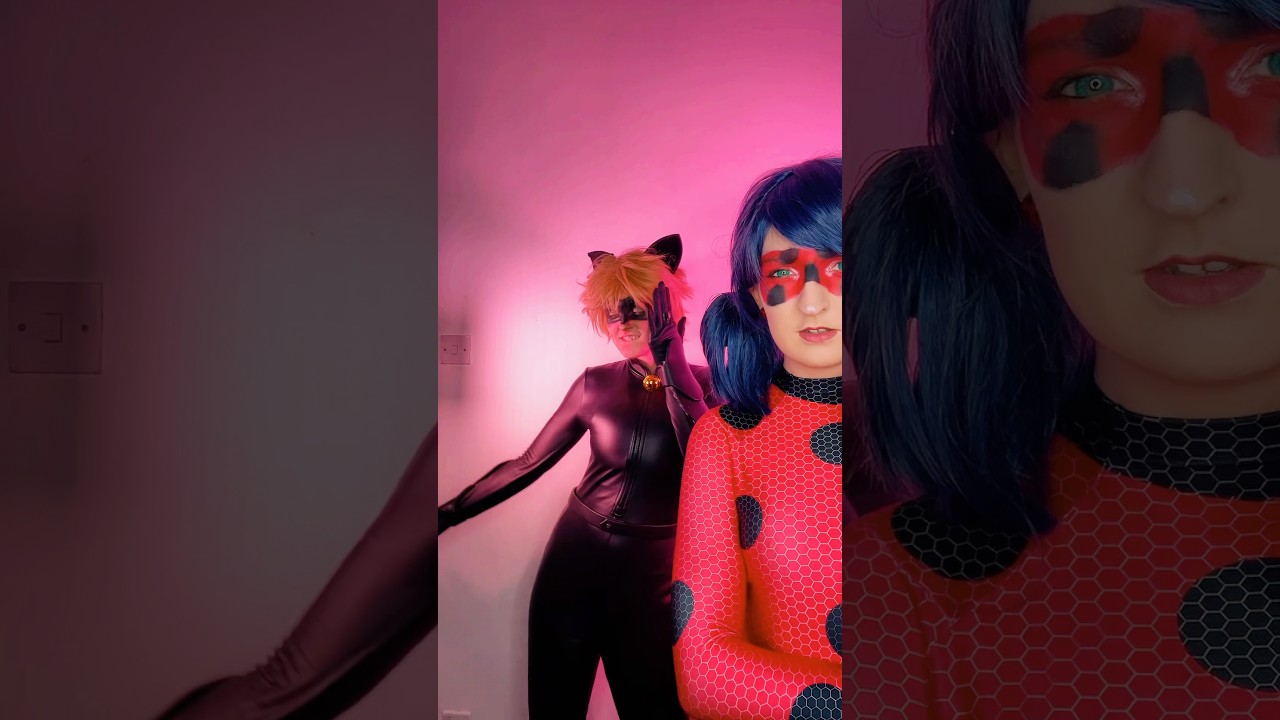 🐞🐈‍⬛ Cat Noir DANCING on the job?! #shorts