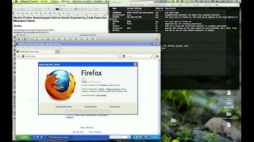Mozilla Firefox Bootstrapped Add-on Social Engineering Code Execution Metasploit Demo