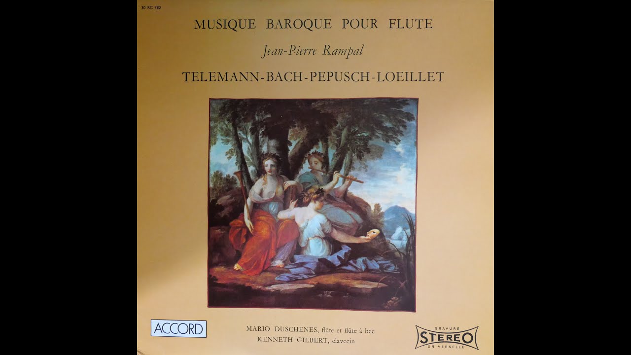 Jean-Pierre Rampal - Baroque Music For Flute (1981) [Complete LP
