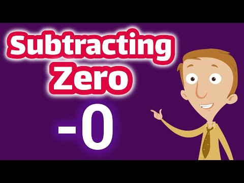 subtracting zero first grade and kindergarten