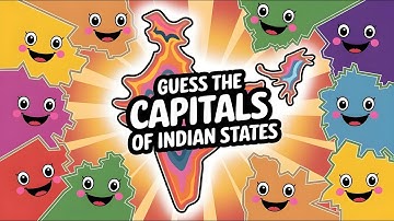 Guess the Capitals of Indian States 🌏 | the Capital Cities of India Quiz Challenge | ChilliPop