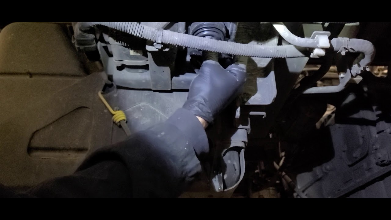 change D E F fluid filter 2011 isuzu npr hd YouTube