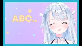Tenshi sings the alphabet