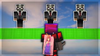 Insane Clutch Against 3 Cheaters in Hypixel Bedwars