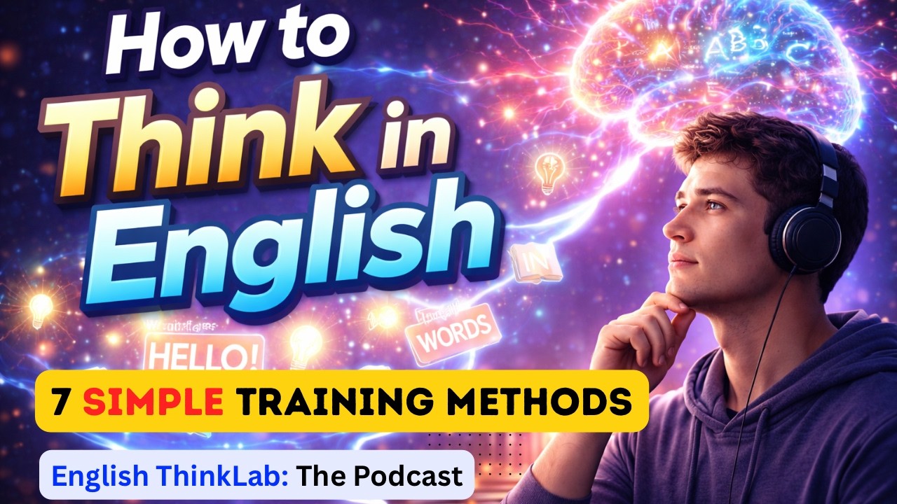 How to Think in English? | Daily Exercises for Speaking Fluency | English Speaking