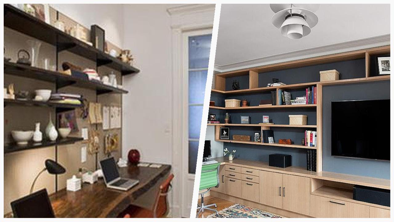 75 Premium Brown Floor Home Office Design Ideas You'll Love 🔴