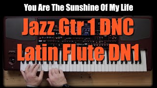 Video thumbnail of "KORG PA1000 - Jazz Gtr DNC / Latin Flute DN 1- #93"