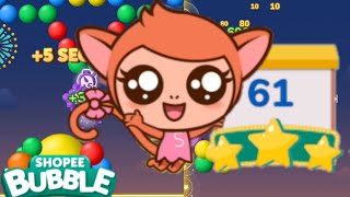 Shopee bubbleLevel 61 How to pass | BronAndrei