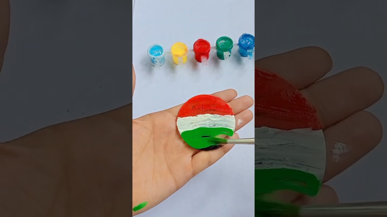 Indian Flag 🧡🤍💚 Glass Painting 💥💥//