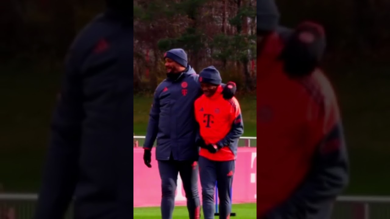 VINCENT KOMPANY AND WISDOM MIKE IN TRAINING 