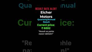 Eicher Motors Q4 Results Today: ₹6,892 Par Final Dividend Dhamaka! 🚀 Target ₹7,500? 💸#RoyalEnfield