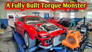 A Built 3000gt is a Torque Monster on the Dyno  [ Twin Turbo 3000gt vr4 6g72 ]