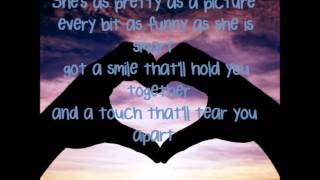 Hell on the Heart Eric Church Lyrics on screen