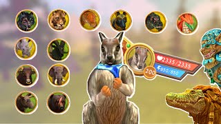 👑 Derrotando Todos os Bosses com o Canguru nível 200 No WildCraft 🦘 screenshot 3