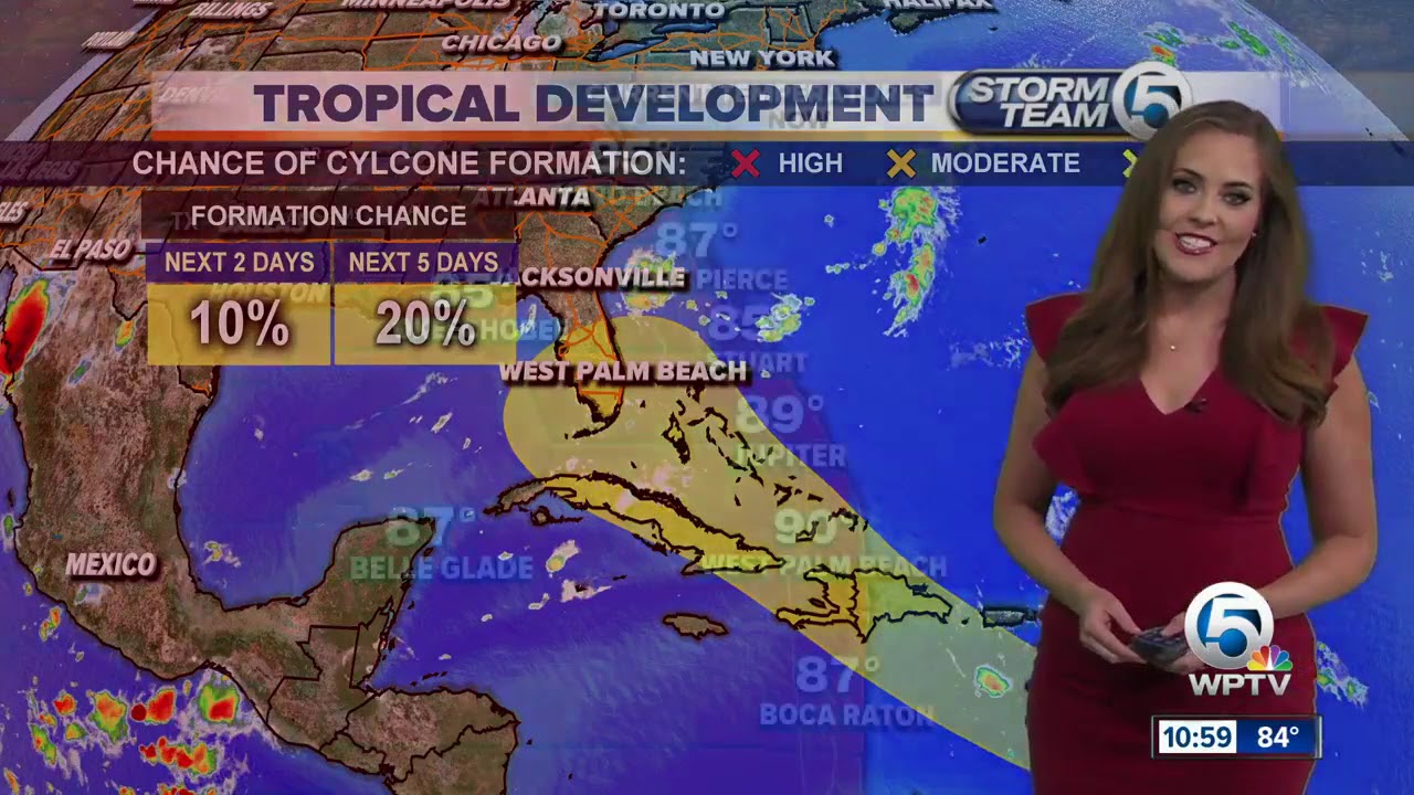 vero beach weather Monday afternoon tropical update (7/29/19)