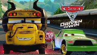Cars 3 Driven to Win Miss Fritter and Chick Hicks Race Thunder Hollow Takedown Racing!