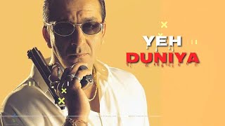 Yeh Dhuniya शराफत की दुनिया Nhi hai Status/Aatish Movie Dialogue/Sanjay Dutt Dialogues Remix Status