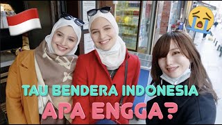 ORANG TURKI TAU BENDERA INDONESIA APA ENGGAK YA??