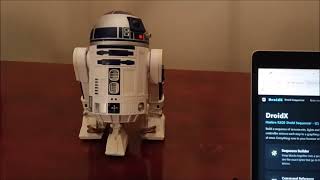 Hasbro Smart R2D2 control by Casio calculator and new DroidX web browser app